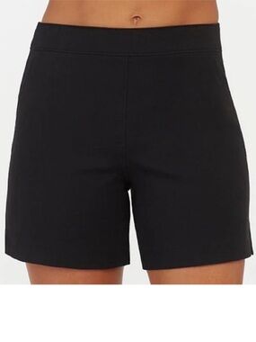 Spanx Small Shorts Polished 6" On-the-Go Shorts in Classic Black NWT